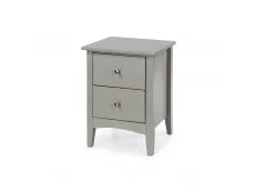 Core Core Como Light Grey 2 Drawer Bedside Table