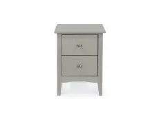Core Core Como Light Grey 2 Drawer Bedside Table