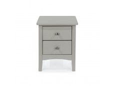 Core Products Core Como Light Grey 2 Petite Drawer Bedside Cabinet (Flat Packed)