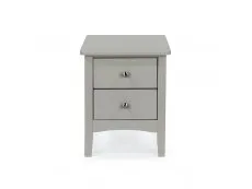 Core Como Light Grey 2 Petite Drawer Bedside Table