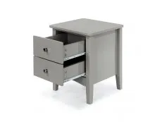 Core Core Como Light Grey 2 Petite Drawer Bedside Table