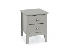 Core Products Core Como Light Grey 2 Petite Drawer Bedside Cabinet (Flat Packed)