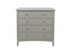 Core Core Como Light Grey 4 Drawer Chest of Drawers