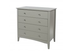 Core Products Core Como Light Grey 4 Drawer Chest of Drawers (Flat Packed)