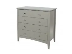 Core Products Core Como Light Grey 4 Drawer Chest of Drawers