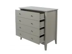 Core Core Como Light Grey 4 Drawer Chest of Drawers