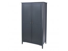 Core Products Core Como Midnight Blue 2 Door Wardrobe (Flat Packed)
