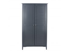 Core Products Core Como Midnight Blue 2 Door Wardrobe (Flat Packed)