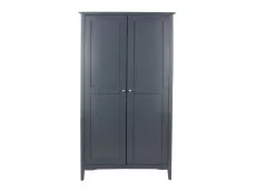 Core Products Core Como Midnight Blue 2 Door Wardrobe