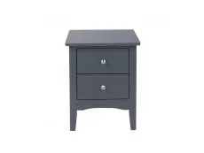 Core Core Como Midnight Blue 2 Drawer Petite Bedside Table