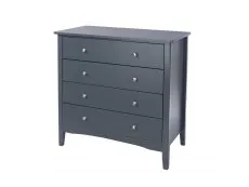 Core Products Core Como Midnight Blue 4 Drawer Chest of Drawers