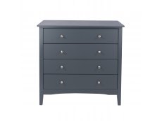 Core Products Core Como Midnight Blue 4 Drawer Chest of Drawers (Flat Packed)