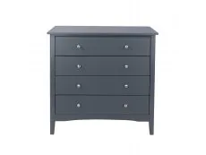Core Core Como Midnight Blue 4 Drawer Chest of Drawers