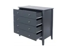 Core Products Core Como Midnight Blue 4 Drawer Chest of Drawers