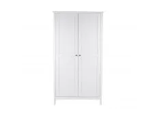 Core Como White 2 Door Wardrobe