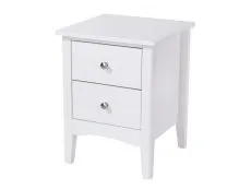 Core Core Como White 2 Petite Drawer Bedside Table