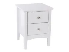 Core Core Como White 2 Petite Drawer Bedside Table