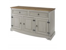 Core Products Core Corona Grey and Pine Medium Sideboard (Flat Packed)