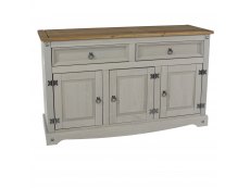 Core Products Core Corona Grey and Pine Medium Sideboard (Flat Packed)