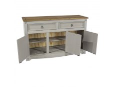 Core Products Core Corona Grey and Pine Medium Sideboard (Flat Packed)