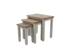 Core Products Core Corona Grey and Pine Nest of Tables