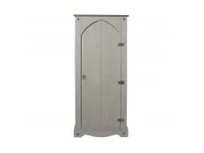 Core Core Corona Grey and Waxed Pine Vestry Cupboard