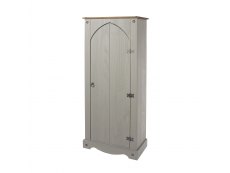 Core Products Core Corona Grey and Pine Vestry Cupboard (Flat Packed)