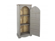 Core Products Core Corona Grey and Pine Vestry Cupboard (Flat Packed)