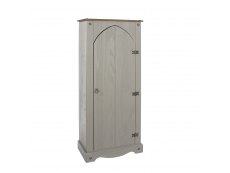 Core Corona Grey and Pine Vestry Cupboard (Flat Packed)