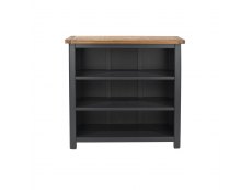 Core Products Core Dunkeld Midnight Blue and Oak Low Bookcase (Flat Packed)
