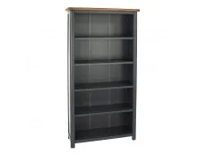 Core Products Core Dunkeld Midnight Blue and Oak Tall Bookcase