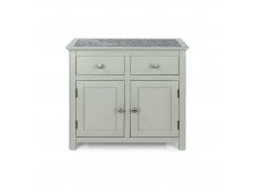 Core Products Core Perth Grey Painted with Grey Stone Inset 2 Door 2 Drawer Sideboard (Flat Packed)
