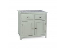 Core Products Core Perth Grey Painted with Grey Stone Inset 2 Door 2 Drawer Sideboard (Flat Packed)