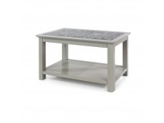 Core Products Core Perth Grey Painted with Grey Stone Inset Coffee Table (Flat Packed)