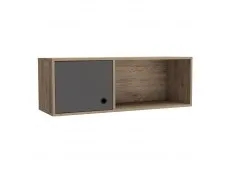 Core Products Core Vegas Oak and Grey Wall Storage Unit