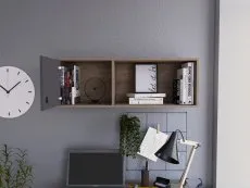 Core Products Core Vegas Oak and Grey Wall Storage Unit