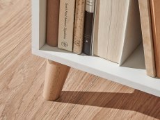 GFW GFW Alma White and Oak Lamp Table (Flat Packed)