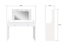 GFW GFW Aurora Dressing Table (Flat Packed)