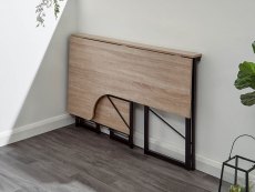 GFW GFW Bramwell Sonoma Oak Folding Left Corner Desk (Flat Packed)