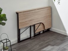 GFW GFW Bramwell Sonoma Oak Folding Right Corner Desk (Flat Packed)