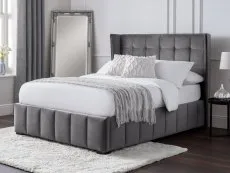 Julian Bowen Julian Bowen Gatsby Light Grey Fabric Bed Frame