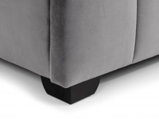 Julian Bowen Julian Bowen Gatsby 4ft6 Double Light Grey Upholstered Fabric Bed Frame