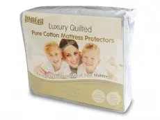 Harwood Textiles Harwood Textiles Luxury Quilted Pure Cotton Mattress Protector
