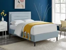 Limelight  Limelight Picasso 3ft Single Duck Egg Blue Fabric Bed Frame