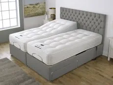 Flexisleep Flexisleep Eco Natural Pocket 2000 Electric Adjustable 5ft King Size Bed (2 x 2ft6)