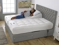 Flexisleep Flexisleep Eco Natural Pocket 2000 Electric Adjustable 5ft King Size Bed (2 x 2ft6)