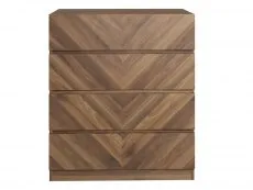 GFW GFW Catania Royal Walnut 4 Drawer Chest of Drawers