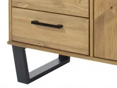 Core Core Texas 2 Door 3 Drawer Waxed Pine Medium Wooden Sideboard