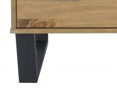 Core Core Texas Waxed Pine 4 Drawer Wooden Chest of Drawers