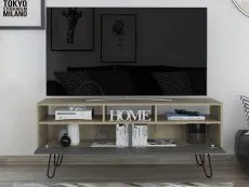 Core Products Core Manhattan Pine and Stone Effect 2 Door Wide Screen TV Unit